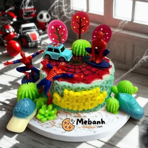 bánh rau câu Spiderman