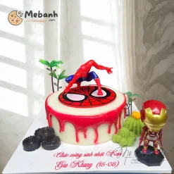 Bánh Rau Câu 4D Spider-Man