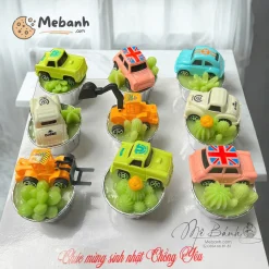 Bánh Rau Câu Cupcake Ô Tô