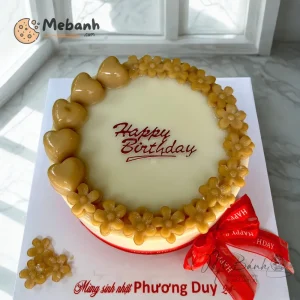 Bánh rau câu flan sinh nhật