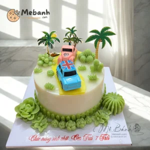 Bánh Rau Câu Ô Tô Đường Phố Nhiệt Đới