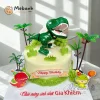 Bánh Sinh Nhật Rau Câu Khủng Long Núi Lửa