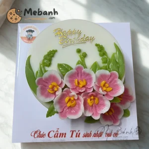 Bánh rau câu Hoa lan nổi 4D sinh nhật