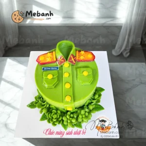 Bánh rau câu quân phục công an