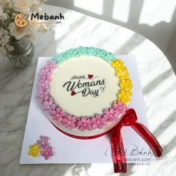 Bánh rau câu hoa nhiều màu