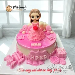 Bánh rau câu sinh nhật công chúa kẹo